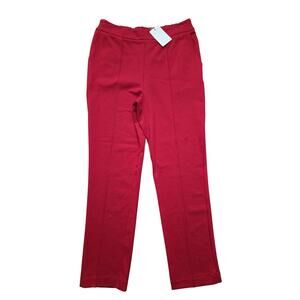 NWT Skies Are Blue Red Pintuck Pointe Pants Size Medium